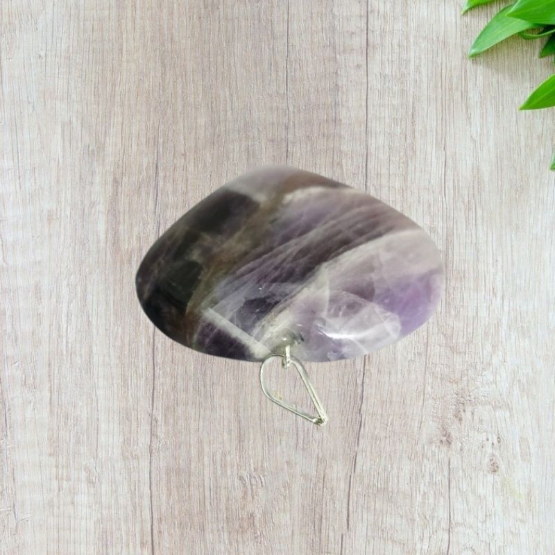 Amethyst Heart Pendant for Mind Healing, Protection