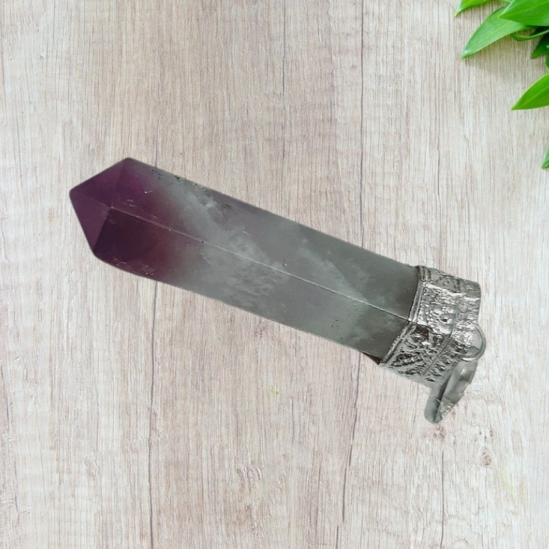 Amethyst Pencil Pendant useful for Protection, Mind Healing, Anxiety Relief