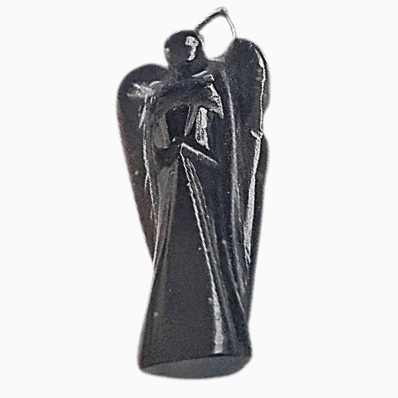 Black Tormaline Angel Pendant (1)
