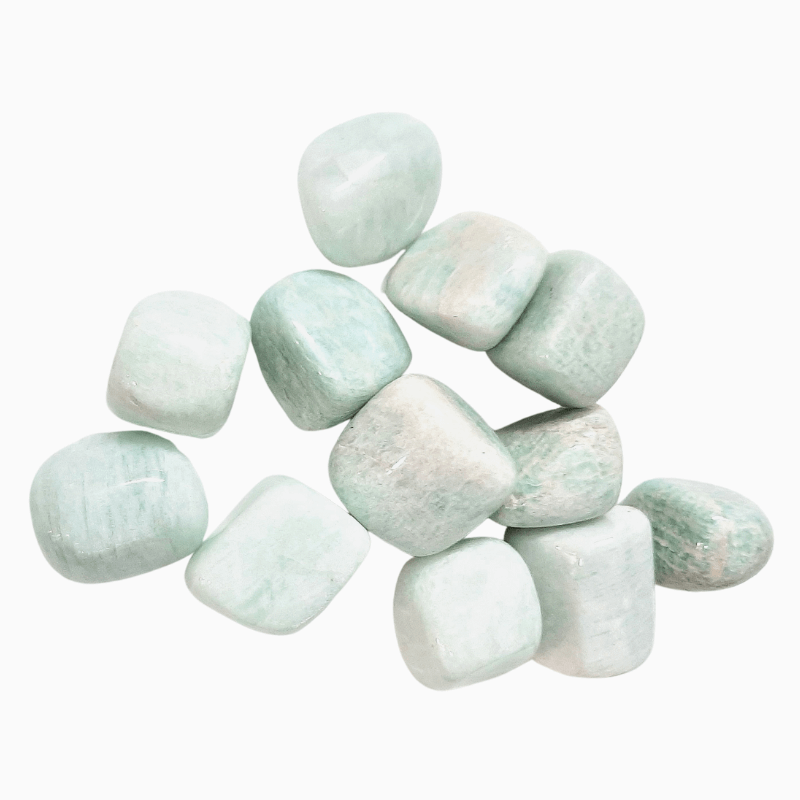 Amazonite Tumble Stone good for Calming, Communication, Stress Relief