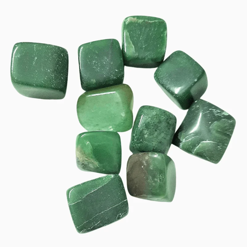 Green Jade Tumble Stone for good luck