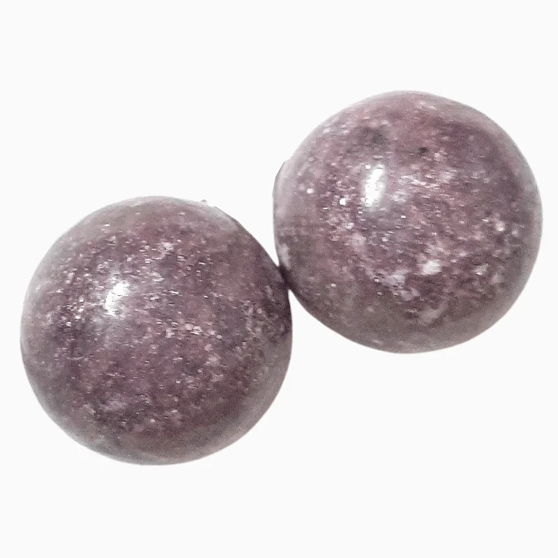 Lepidolite Tumbled Ball used for stress & anxiety