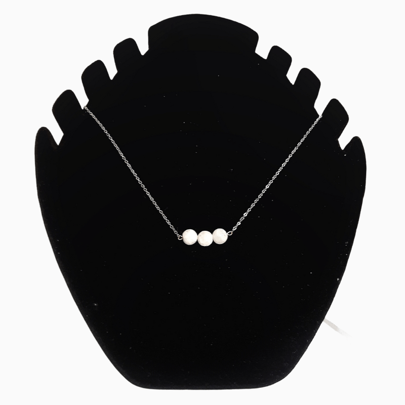 Moonstone Beaded Chain Necklace