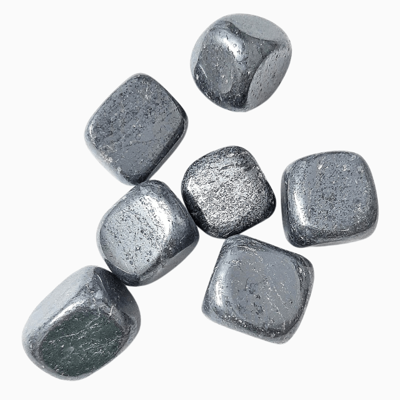 Natural Hematite Tumble Stone balancing & grounding gemstone