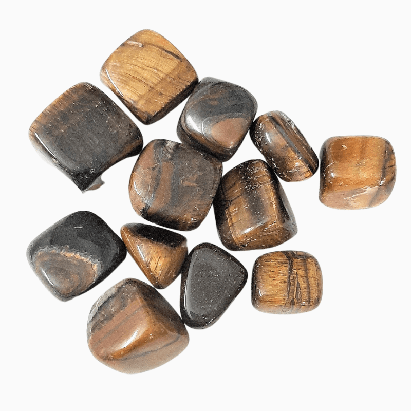 Tiger Eye Tumble Stone used in jewellery & success, strength