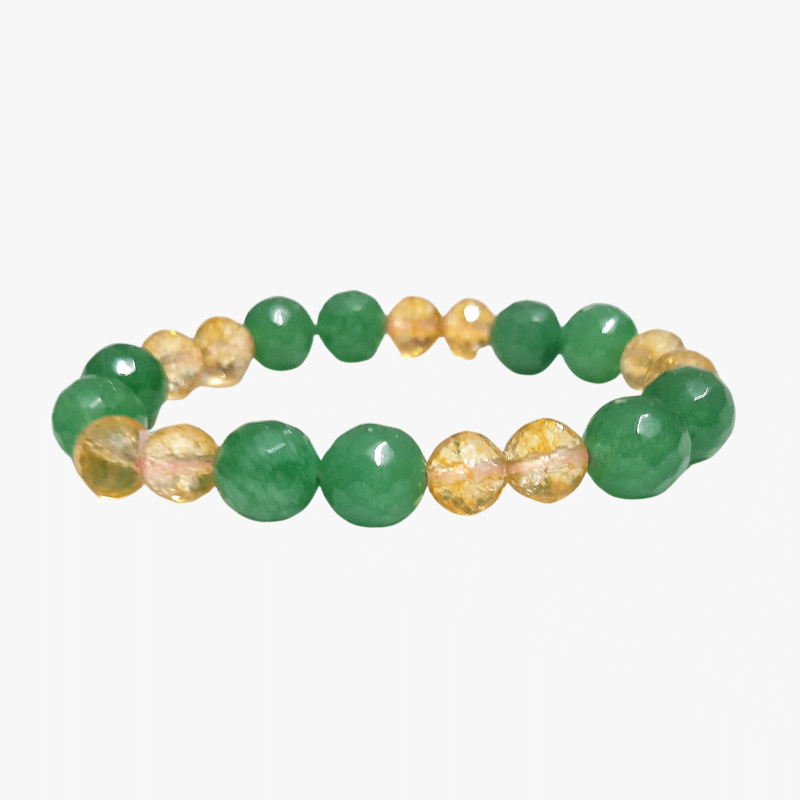 Citrine Jade Mixed Bracelet