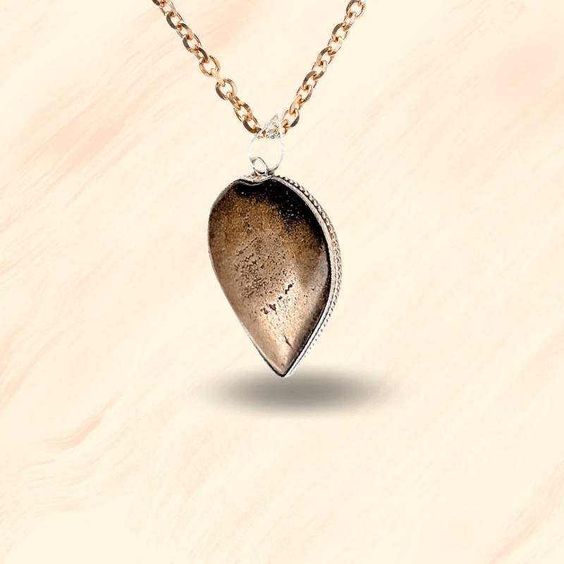Pyrite Heart Pendant for Prosperity