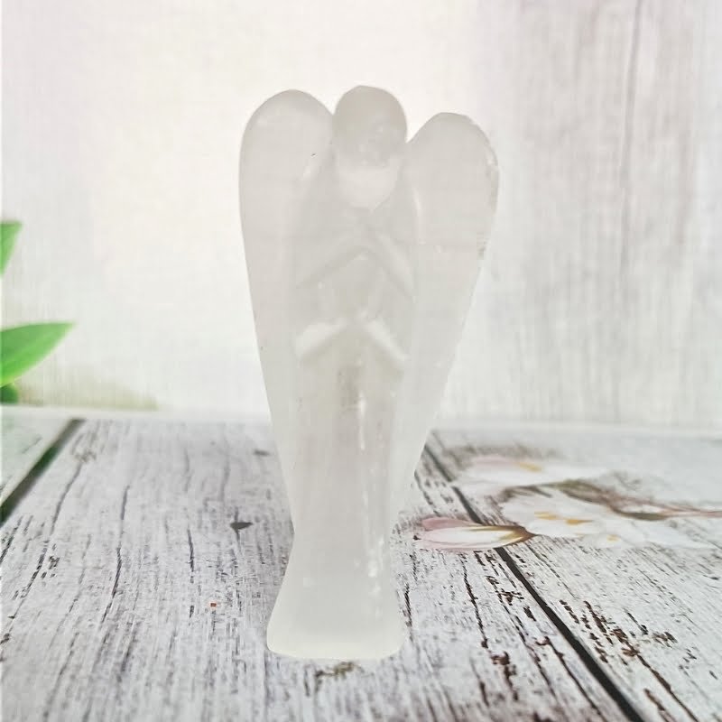 Selenite Angel useful for Feng Shui, Aura Cleansing & healing