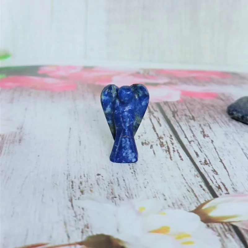 Lapis Lazuli Mini Crystal Angel useful for calming and inner peace
