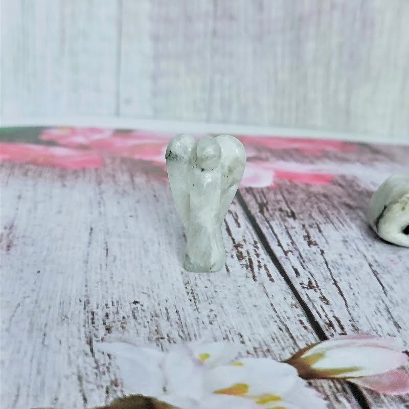 Moonstone Mini Angel useful for healing, peace & calming