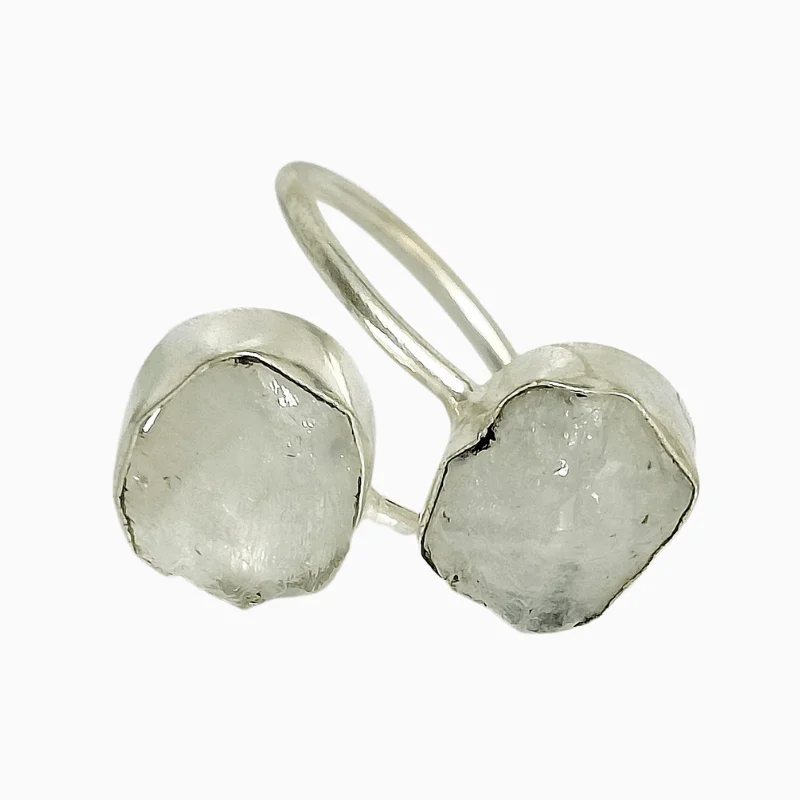 Moonstone two faced Adjustable ring good for Balance & Calming