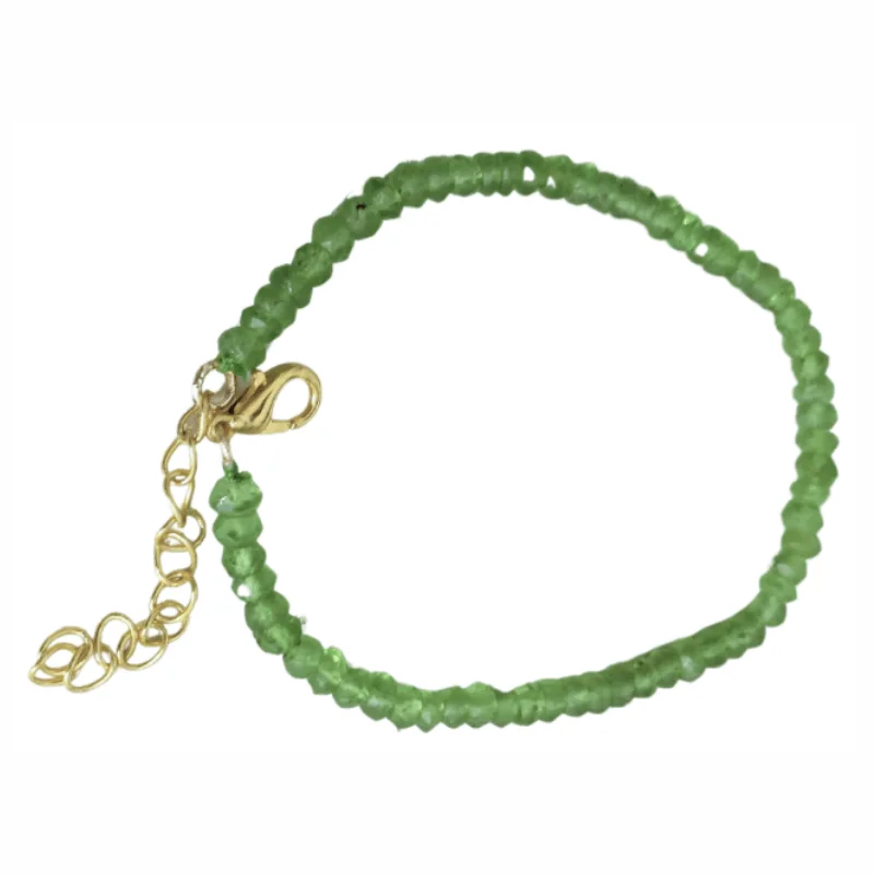 Peridot Chain Bracelet for Harmony & Abundance