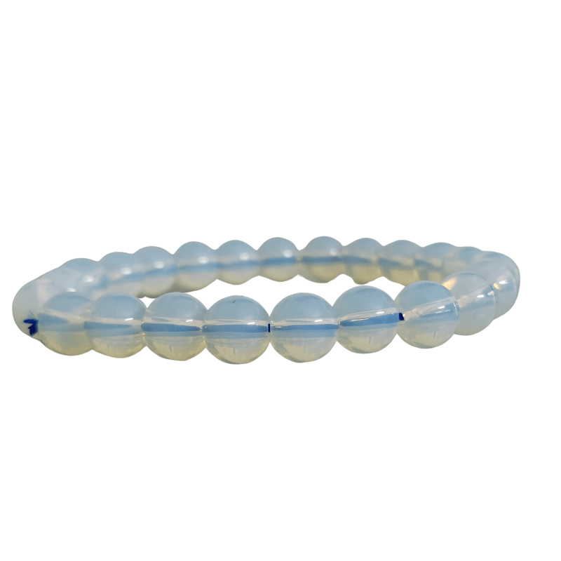 Opalite 8MM Round Bead Bracelet good for Grounding, Awareness, Aura Clearing