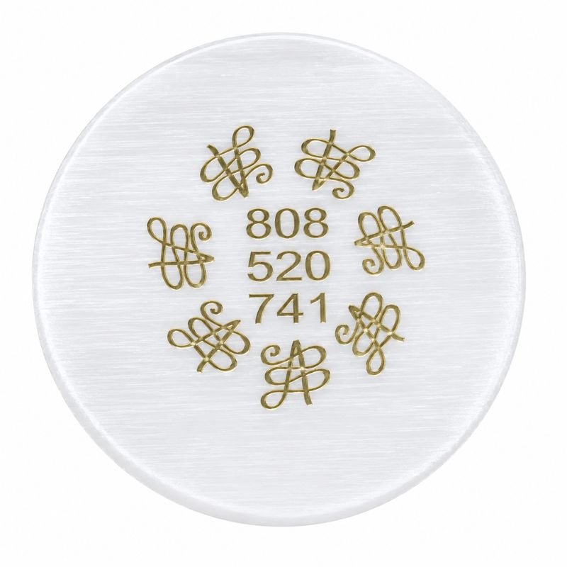 Selenite Charging Plate Money Code Engraved – 3 Inches for Cleansing and Charging