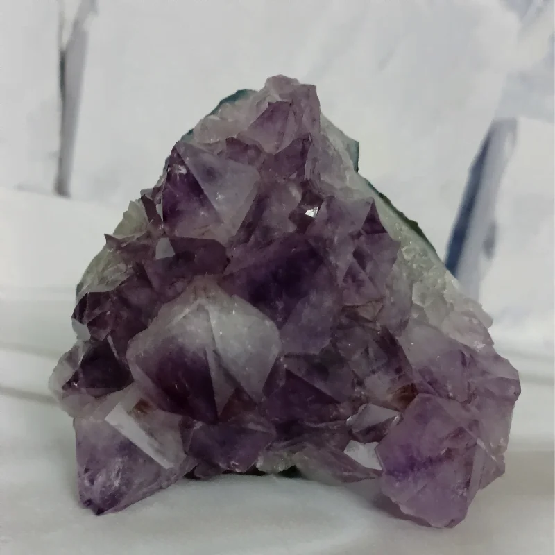 Amethyst Brazilian Cluster Rock for Focus, Concentration, protection, mind healing, Dispel Negativity