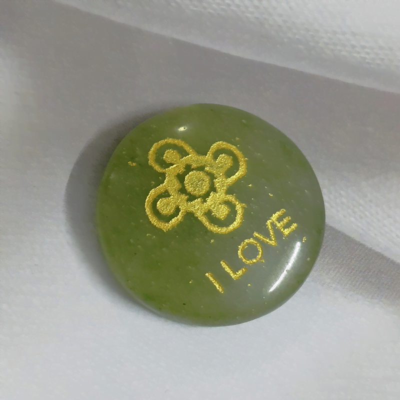 Green Aventurine Heart Chakra Stone used for Prosperity, healing