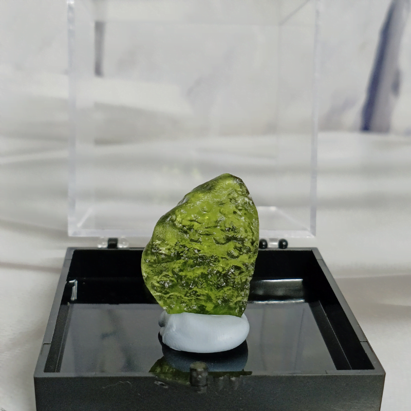 Moldavite Raw Stone for Intuition, Psychic Abilities, growth