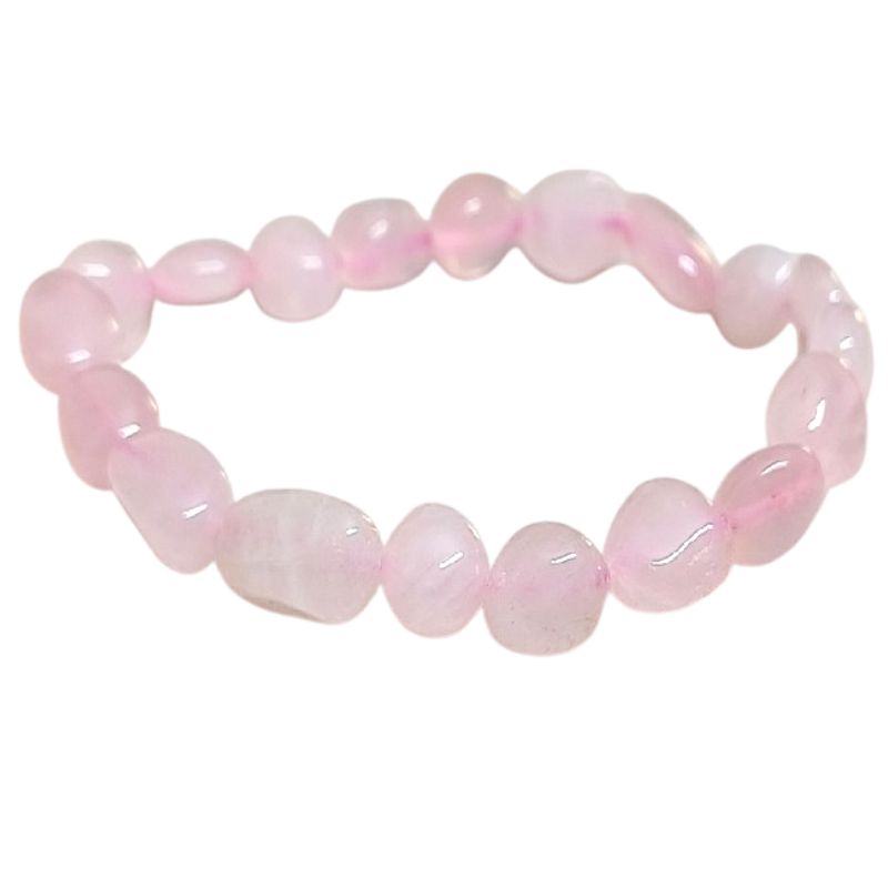 Rose Quartz Mini Tumbled Bracelet for Love, Compassion, harmony, Emotional healing