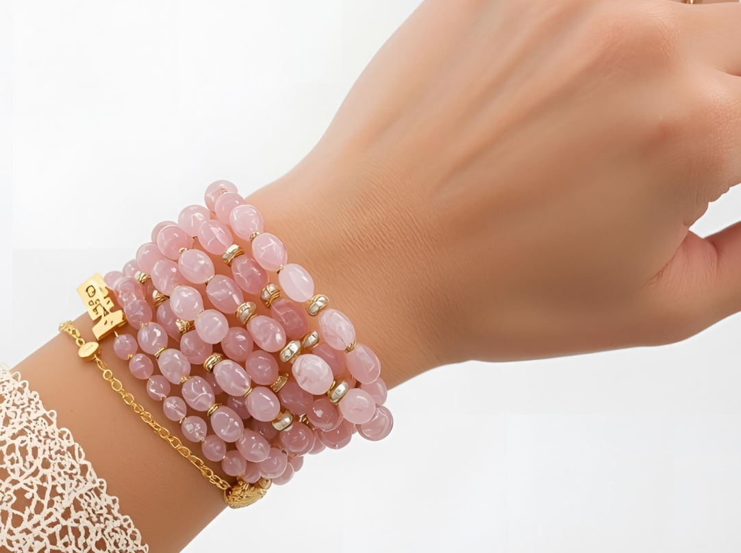 rose quartz bracelet