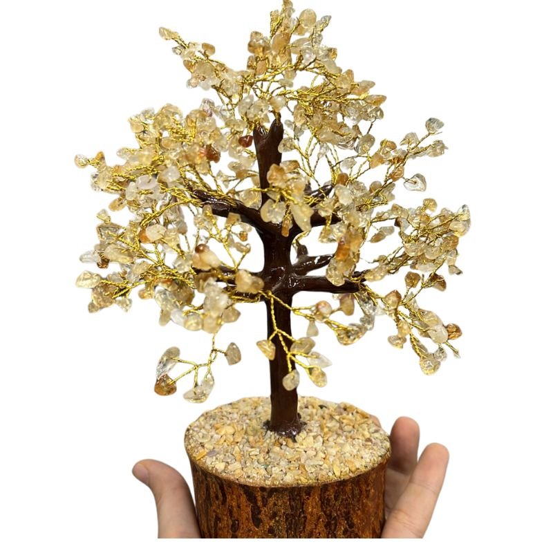 Citrine Tree in 500 beads for success, growth & positive energy