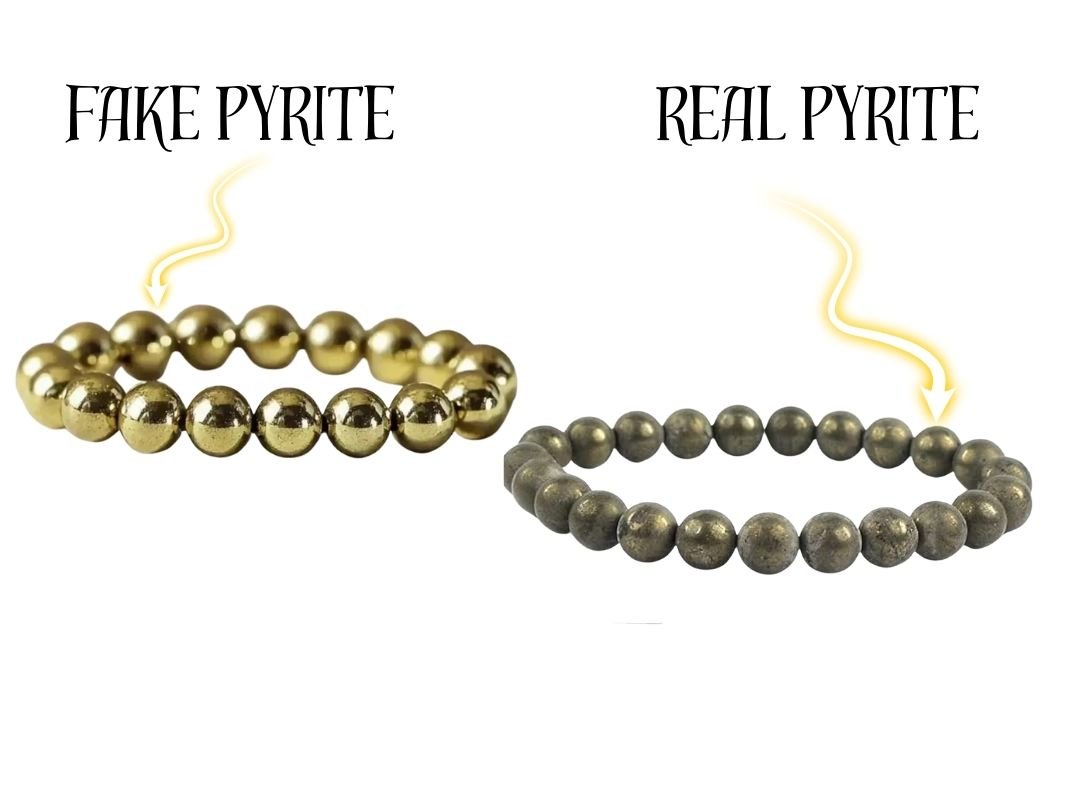 Fake pyrite versus real pyrite