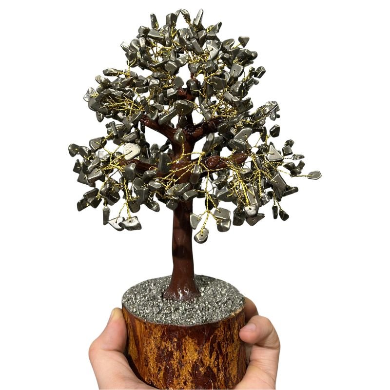 Pyrite Tree in 500 Beads for wealth and prosperity