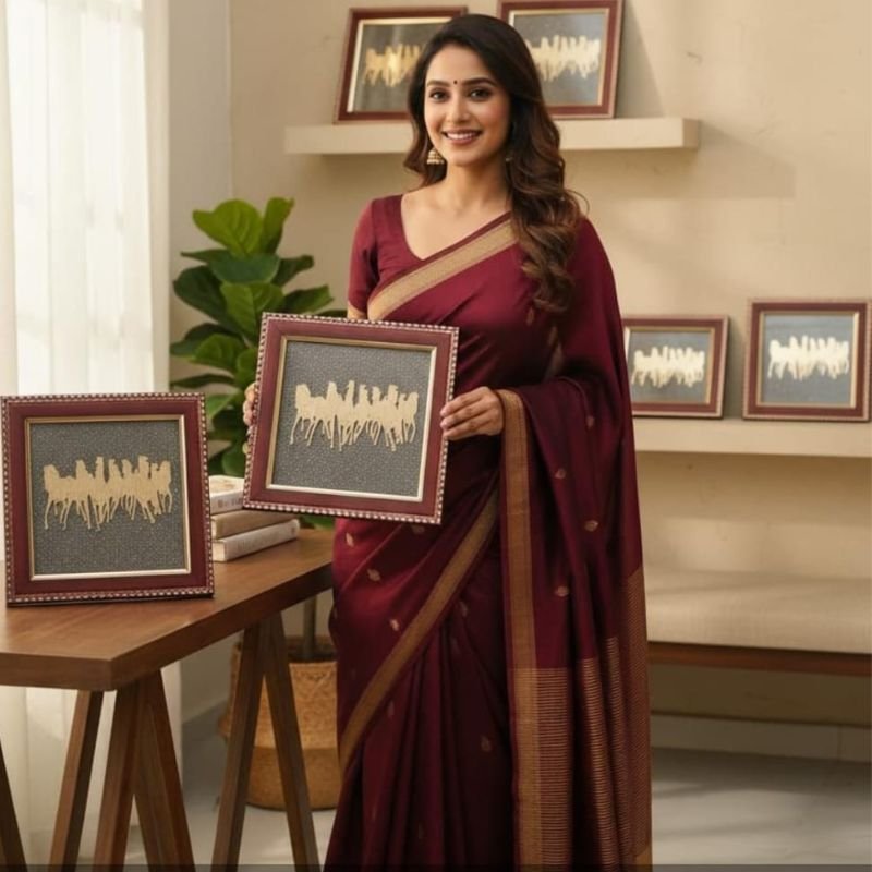 7 horses pyrite dust frame