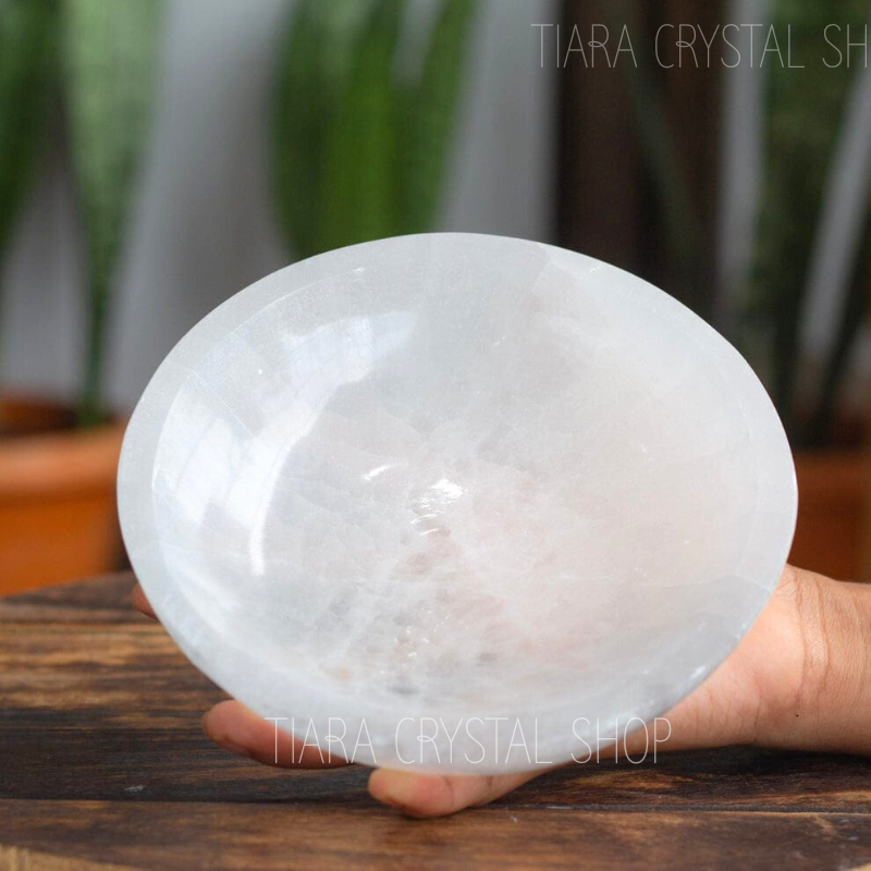 Selenite Bowl 4 inches for charging crystals