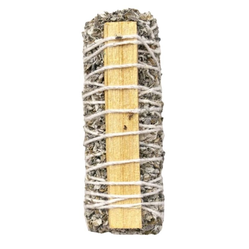 sage with palo santo