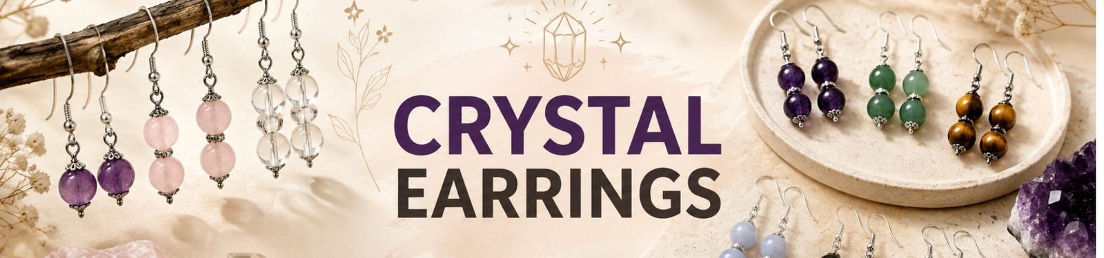 Crystal Earrings Banner