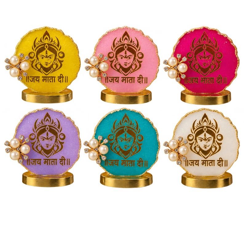 Handmade Resin Maa Durga Standee for Navratri gifting