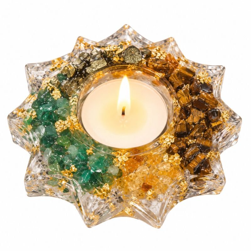 Money Magnet Orgone Candle Holder